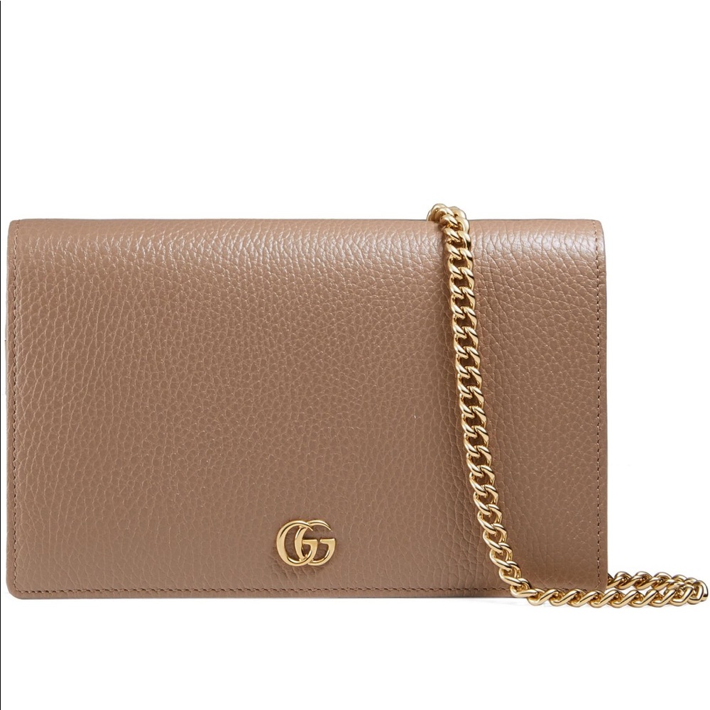 Authentic Gucci Taupe Crossbody
